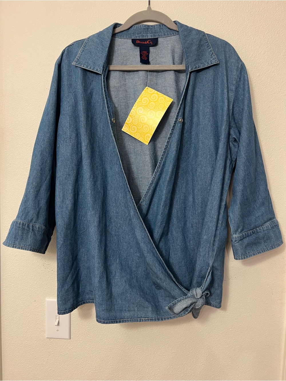 Denim&Co Light Blue Denim Shirt